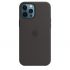 Силиконовый чехол CasePro Sillicone Case with MagSafe Black для iPhone 12 Pro Max