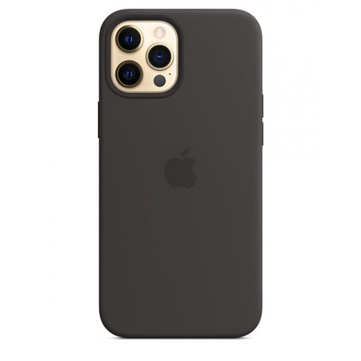 Силиконовый чехол CasePro Sillicone Case Black для iPhone 12 Pro Max