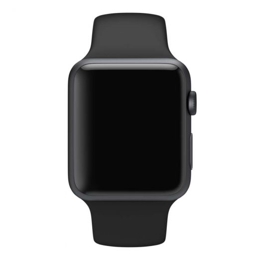 Ремешок Apple Watch Sport Band 42/44mm Black (MJ4N2)