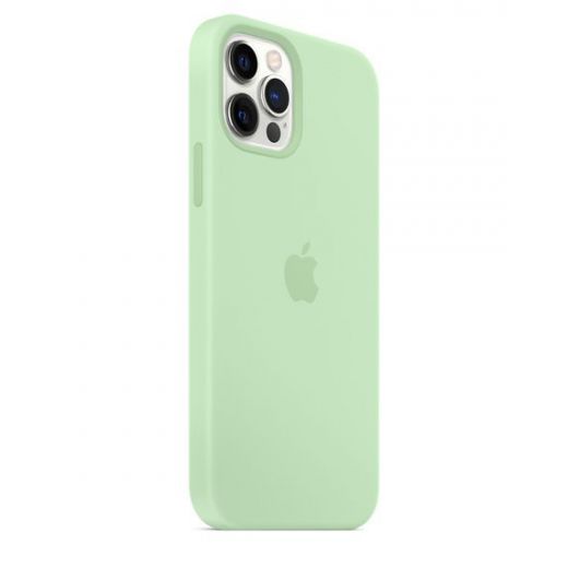 Оригинальный чехол Apple Sillicone Case with MagSafe Pistachio для iPhone 12 | 12 Pro (MK003)