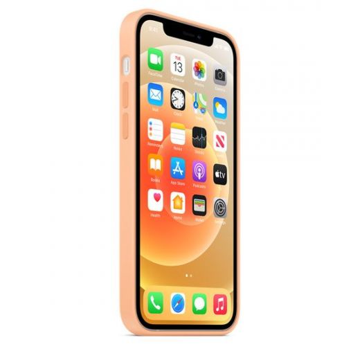 Оригинальный чехол Apple Sillicone Case with MagSafe Cantaloupe для iPhone 12 | 12 Pro (MK023)