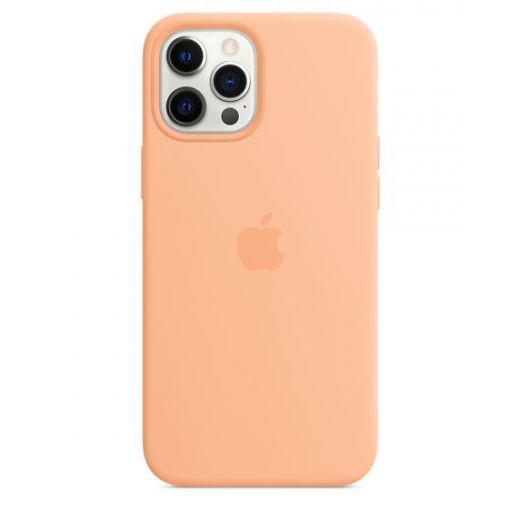 Оригинальный чехол Apple Sillicone Case with MagSafe Cantaloupe для iPhone 12 Pro Max (MK073)