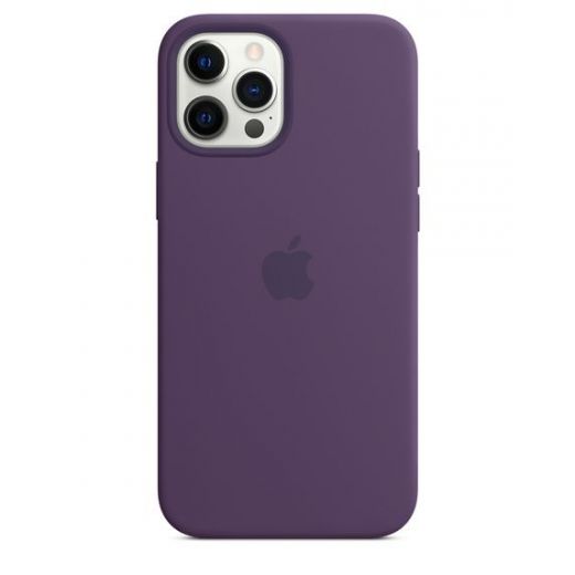 Оригинальный чехол Apple Sillicone Case with MagSafe Amethyst для iPhone 12 Pro Max (MK083)