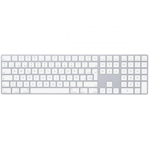 Клавіатура Apple Magic Keyboard with Numeric Keypad Silver (MQ052)