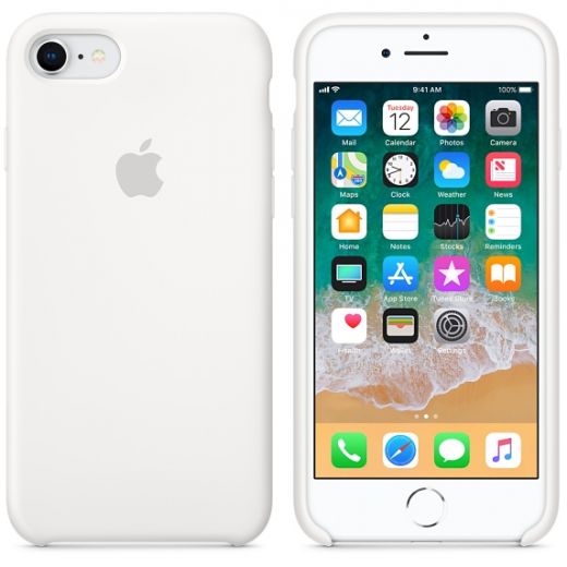 Чехол Apple Silicone Case White (MQGL2) для iPhone 8/7