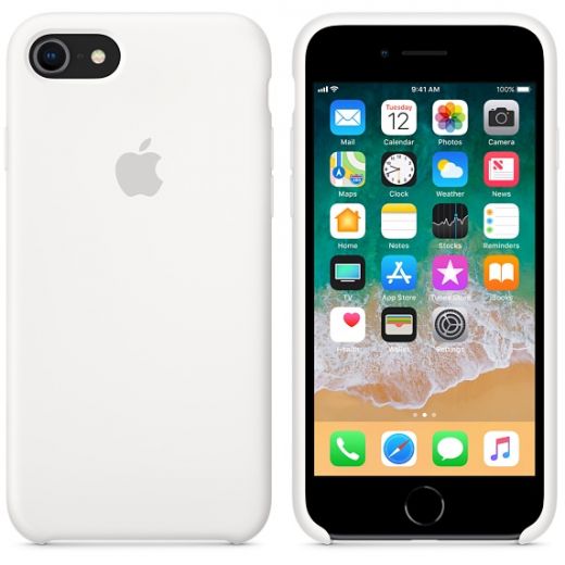 Чехол Apple Silicone Case White (MQGL2) для iPhone 8/7