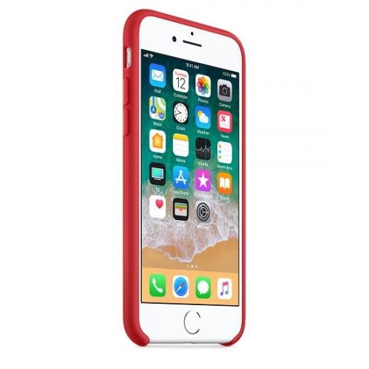 Чехол Apple Silicone Case (PRODUCT) Red (MQGP2) для iPhone 8/7