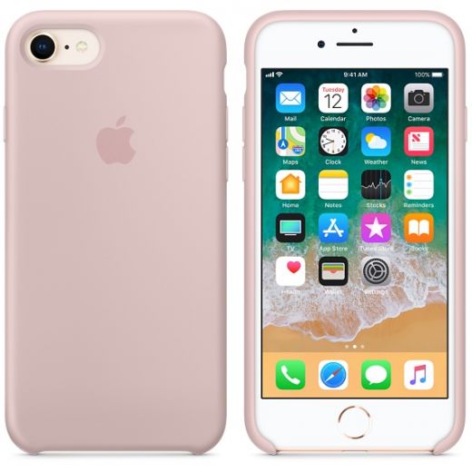 Чохол Apple Silicone Case Pink Sand (MQGQ2) для iPhone 8/7