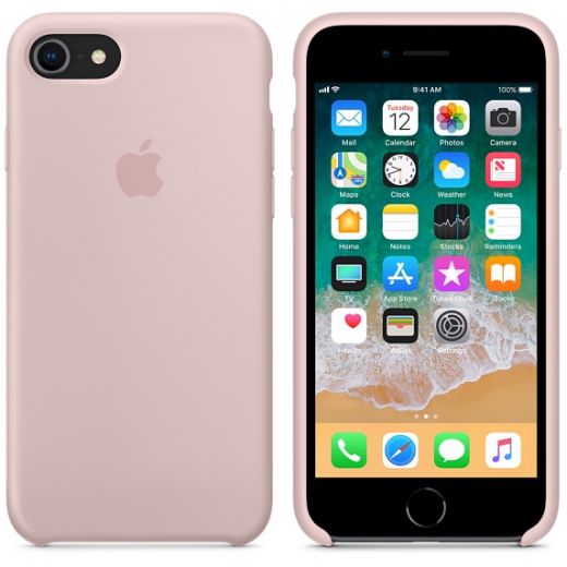 Чехол Apple Silicone Case Pink Sand (MQGQ2) для iPhone 8/7