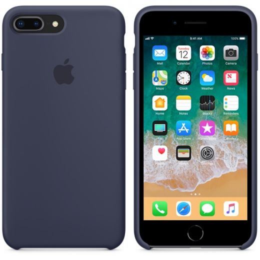 Чехол Apple Silicone Case Midnight Blue (MQGY2) для iPhone 8 Plus / 7 Plus