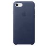 Чехол Apple Leather Case Midnight Blue (MQH82) для iPhone 8/7