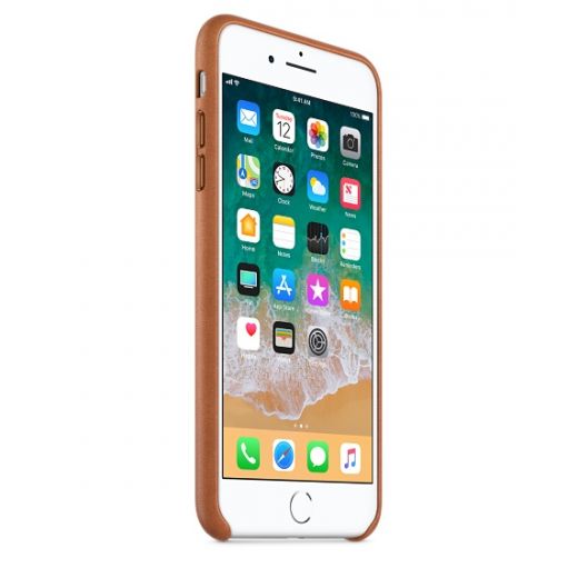 Чохол Apple Leather Case Saddle Brown (MQHK2) для iPhone 8 Plus / 7 Plus