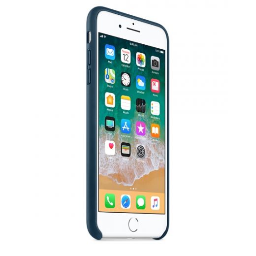 Чехол Apple Leather Case Cosmos Blue (MQHR2) для iPhone 8 Plus / 7 Plus