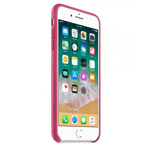 Чохол Apple Leather Case Pink Fuchsia (MQHT2) для iPhone 8 Plus / 7 Plus