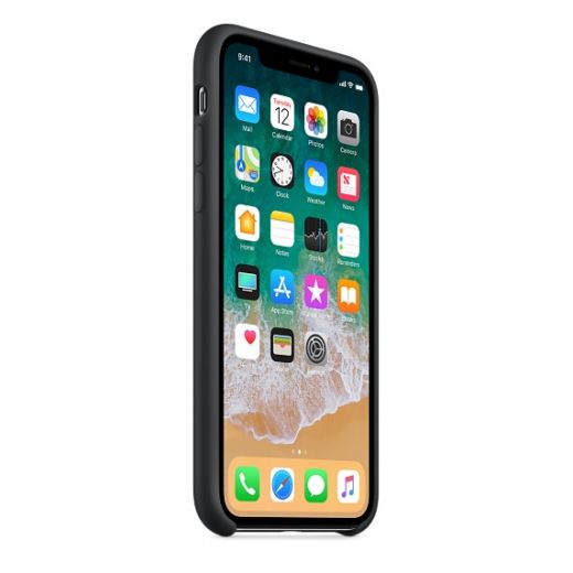 Чехол Apple Silicone Case Black (MQT12) для iPhone X