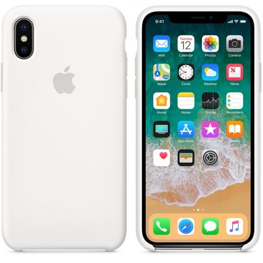 Чехол Apple Silicone Case White (MQT22) для iPhone X