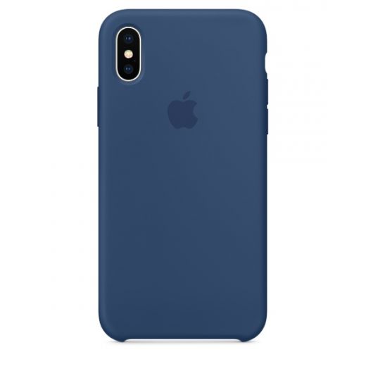 Чехол Apple Silicone Case Blue Cobalt (MQT42) для iPhone X