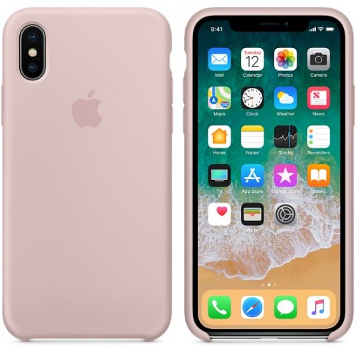 Чохол Apple Silicone Case Pink Sand (MQT62) для iPhone X