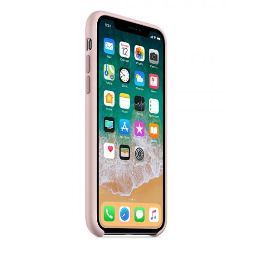 Чехол Apple Silicone Case Pink Sand (MQT62) для iPhone X