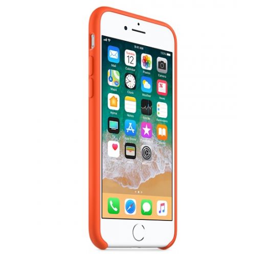Чехол Apple Silicone Case Spicy Orange (MR682) для iPhone 8/7