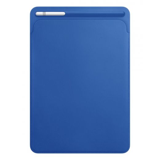 Чехол Apple Leather Sleeve Electric Blue (MRFL2) для iPad Pro 10.5" (2017)