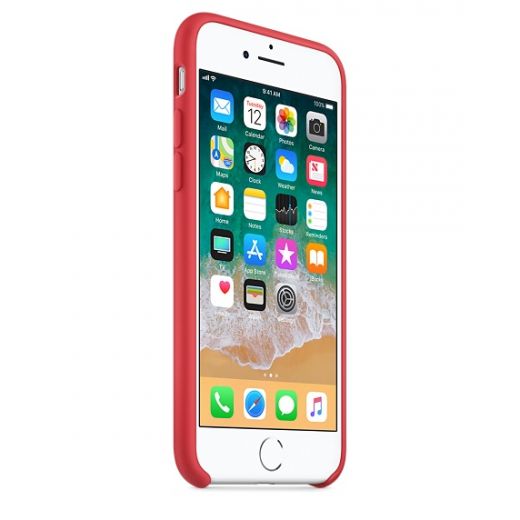Чехол Apple Silicone Case Red Raspberry (MRFQ2) для iPhone 8/7