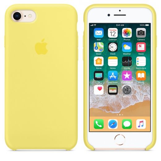 Чохол Apple Silicone Case Lemonade (MRFU2) для iPhone 8/7