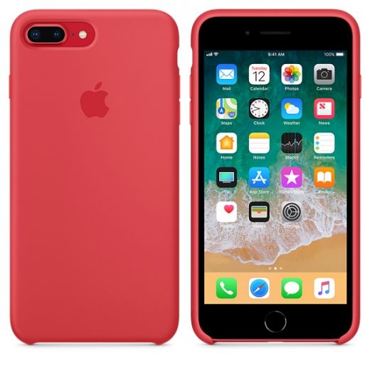 Чохол Apple Silicone Case Red Raspberry (MRFW2) для iPhone 8 Plus / 7 Plus