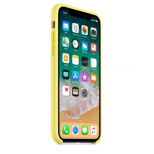 Чехол Apple Silicone Case Lemonade (MRG32) для iPhone X
