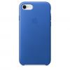 Чехол Apple Leather Case Electric Blue (MRG52) для iPhone 8/7