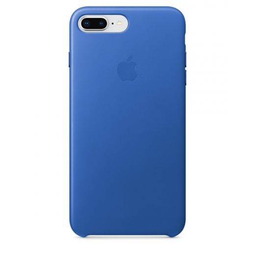 Чехол Apple Leather Case Electric Blue (MRG92) для iPhone 8 Plus / 7 Plus