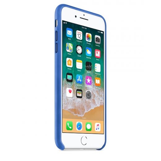 Чохол Apple Leather Case Electric Blue (MRG92) для iPhone 8 Plus / 7 Plus