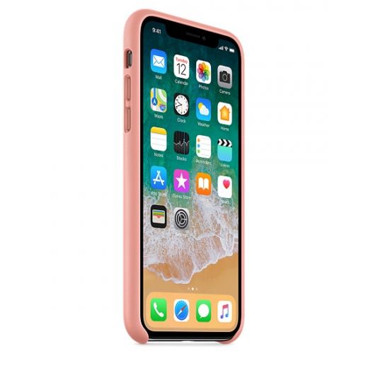 Чехол Apple Leather Case Soft Pink (MRGH2) для iPhone X