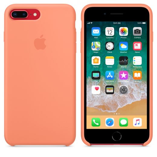 Чехол Apple Silicone Case Peach (MRR82) для iPhone 8 Plus / 7 Plus