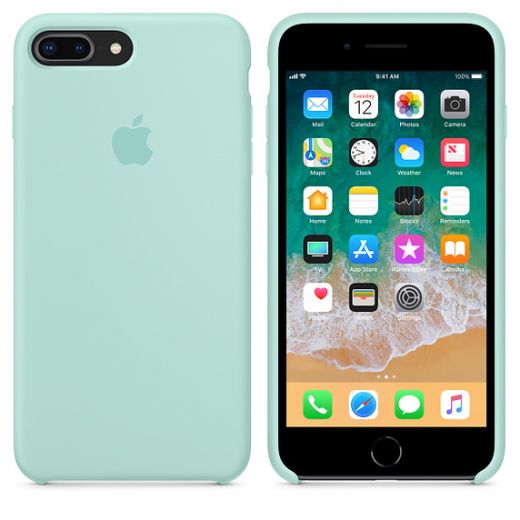 Чохол Apple Silicone Case Marine Green (MRRA2) для iPhone 8 Plus / 7 Plus