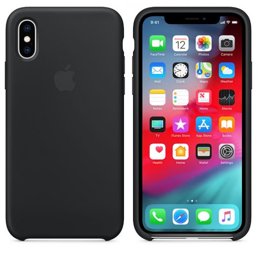 Чехол Apple Silicone Case Black (MRW72) для iPhone XS
