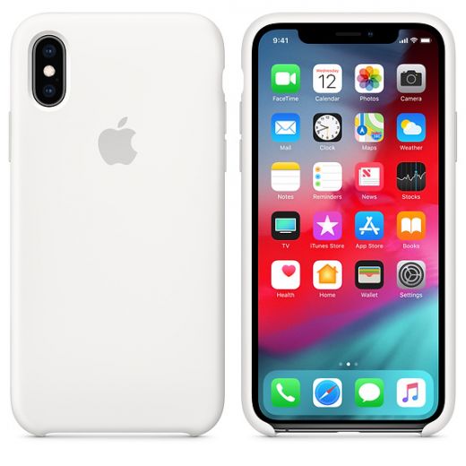 Чехол Apple Silicone Case White (MRW82) для iPhone XS