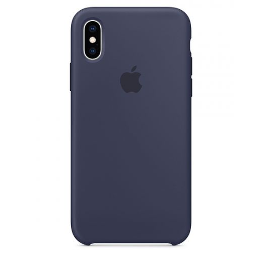 Чехол Apple Silicone Case Midnight Blue (MRW92) для iPhone XS
