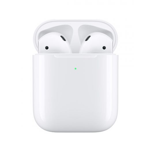 Безпровідні навушники Apple AirPods (2 покоління) with Wireless Charging Case (MRXJ2)