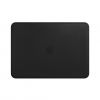 Оригинальный кожаный чехол Apple Leather Sleeve Black (MTEH2) для MacBook Air 13.6" M2 | M3 (2023 | 2024) | Pro 13" (2018 | 2019 | 2020 | M1) | Air 13"