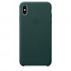 Чохол Apple Leather Case Forest Green (MTEV2) для iPhone XS Max