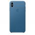 Чехол Apple Leather Case Cape Cod Blue (MTEW2) для iPhone XS Max