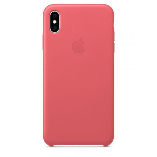 Чохол Apple Leather Case Peony Pink (MTEX2) для iPhone XS Max