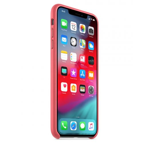 Чехол Apple Leather Case Peony Pink (MTEX2) для iPhone XS Max