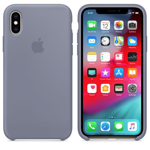 Чехол Apple Silicone Case Lavender Gray (MTFC2) для iPhone XS