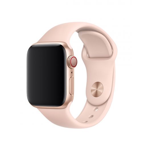 Ремінець Apple Watch Sport Band 38/40mm Pink Sand (MTP72)