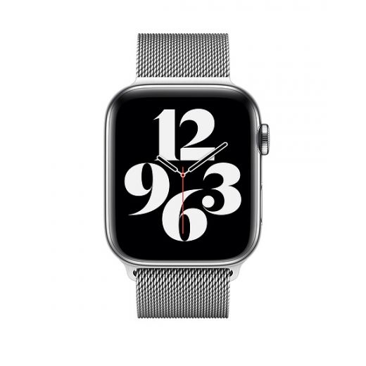 Оригинальный ремешок Apple Milanese Loop Silver (MTU62) для Apple Watch 42mm | 44mm | 45mm