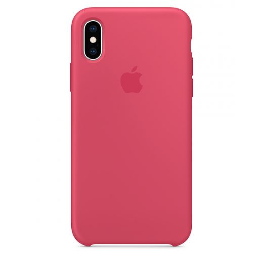 Чехол Apple Silicone Case Hibiscus (MUJT2) для iPhone XS