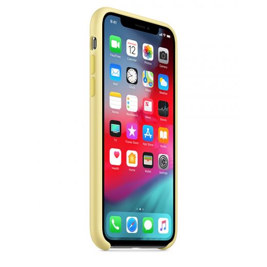 Чехол Apple Silicone Case Mellow Yellow (MUJV2) для iPhone XS