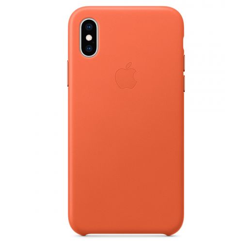 Чехол Apple Leather Case Sunset (MVFQ2) для iPhone XS